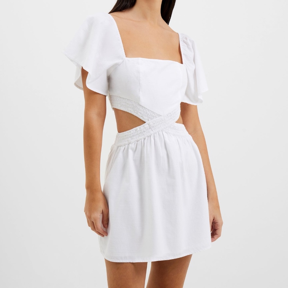 French Connection Alania Lyocell Cut Out Dress